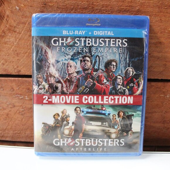 Ghostbusters Frozen Empire / Afterlife Blu-ray + Digital 2-Movie Collection New - Picture 1 of 3
